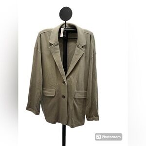 Madewell Women’s Rumpled Blazer In Forgotten Landscape Size Large New With Tags